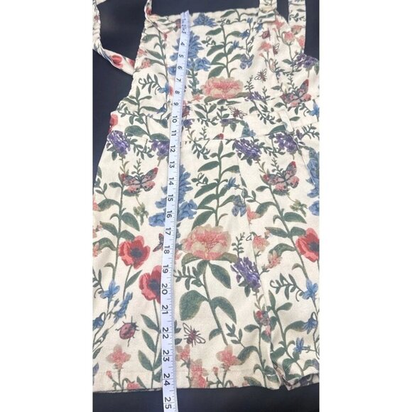 Cider Women’s Colorful Floral Romper Shortall Overall Front Pocket Sz M NEW - Picture 8 of 8